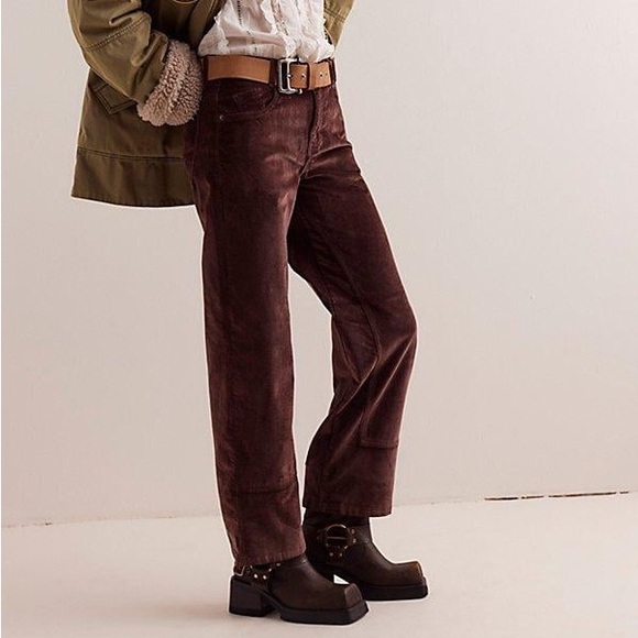 NWOT Free People Women’s We The Free Risk Taker Cord Jeans. Size 26. - Picture 2 of 8